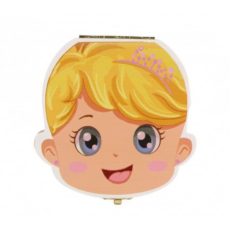 10751 Boîtier en bois pour dents de lait garçon fille avec certificat de la fée 10751 Boîtier en bois pour dents de lait garçon fille avec certificat de la fée