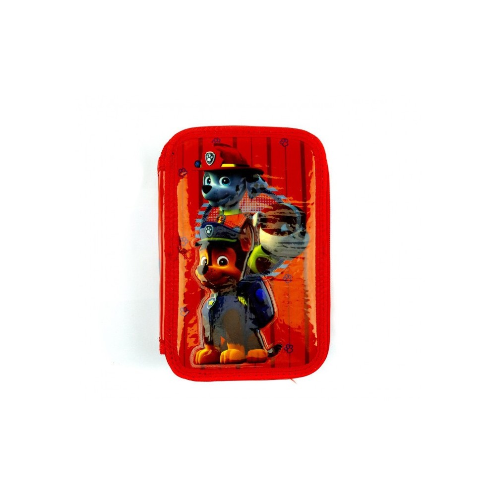  55531 Trousse coloré + Matériels 3 compartiments 47pcs  GIOTTO SCUOLA PawPatrol