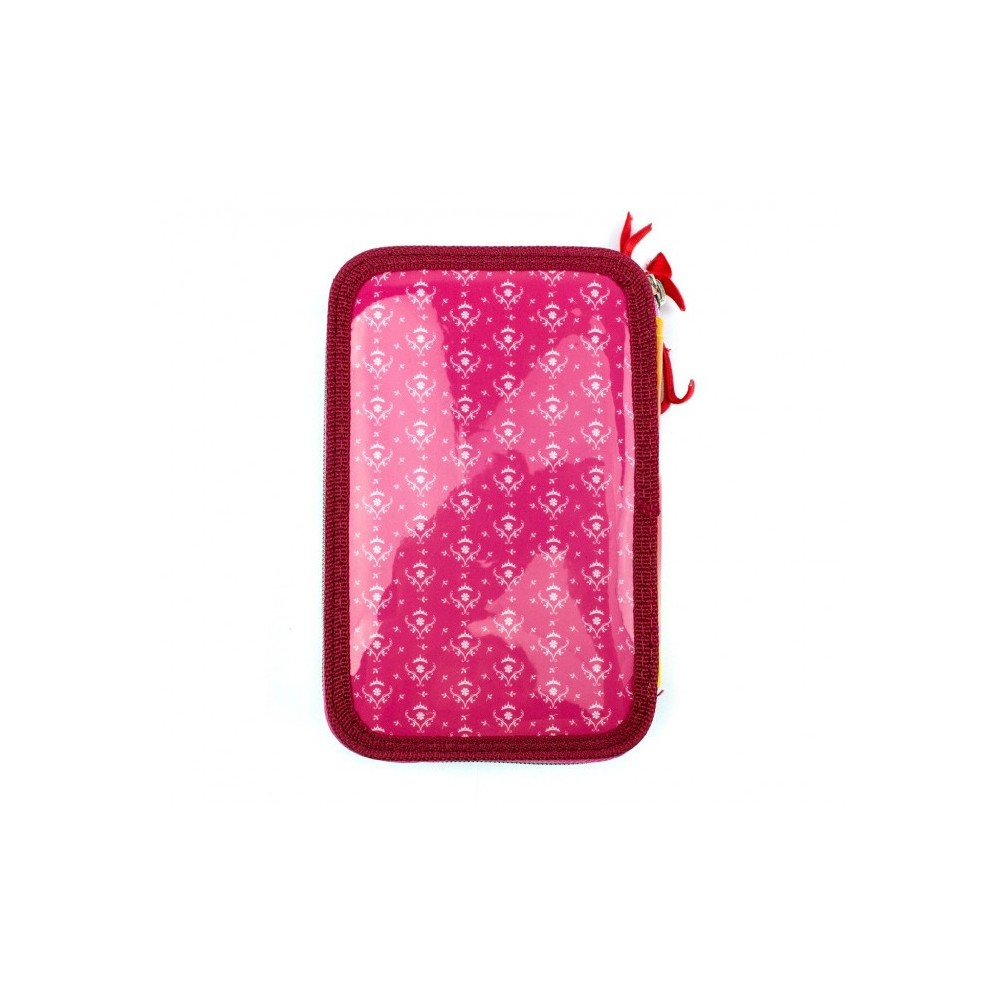 455579  Trousse  Matériels 3 compartiments 43pcs SCUOLA Princess LIVE YOUR DREAM