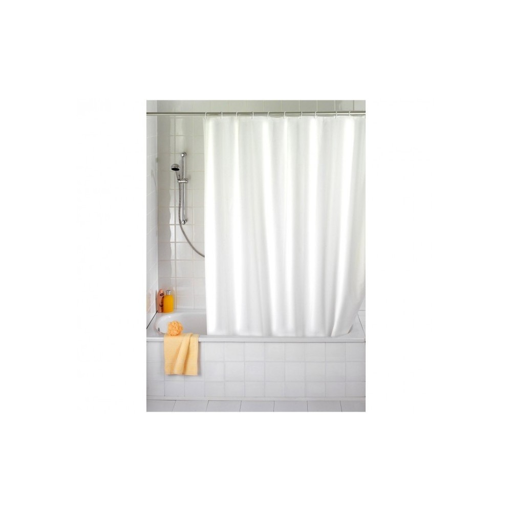 191026 Rideau de douche en polyester RILUX 180 x 200 cm avec 12  anneaux inclus