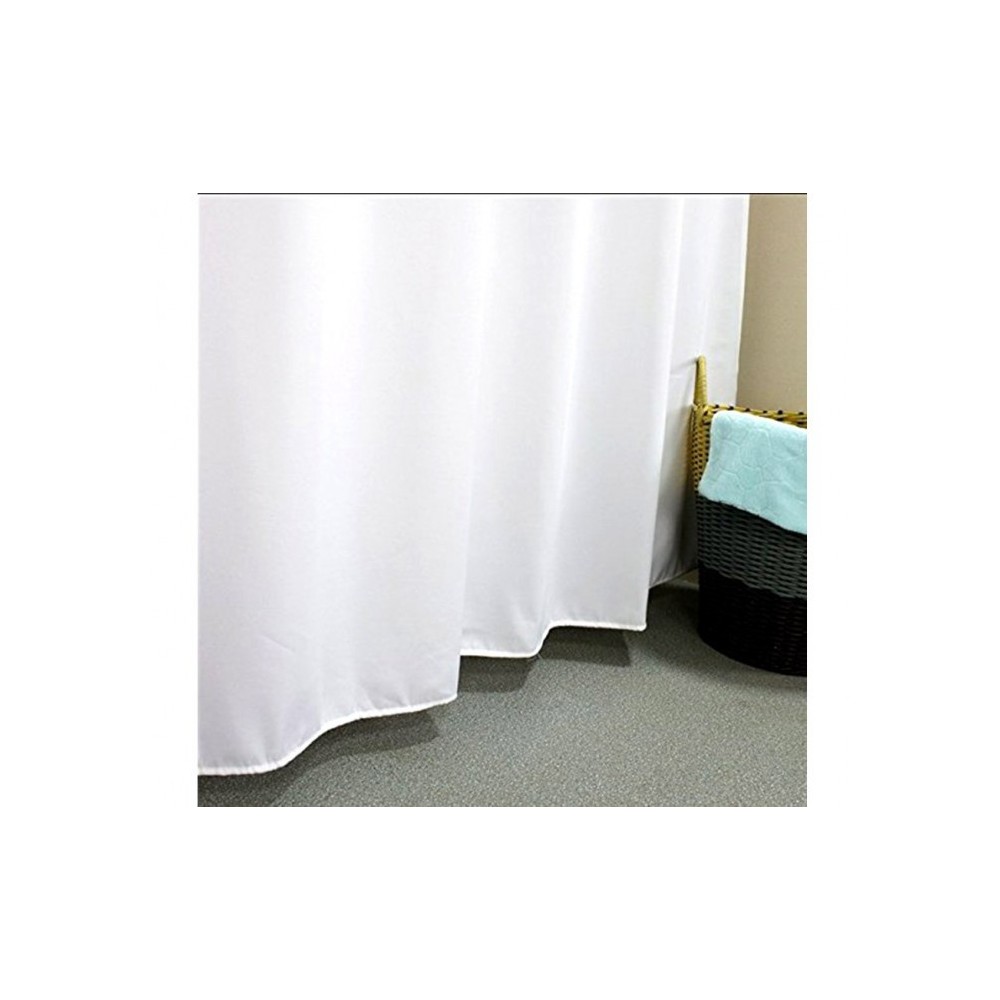 191026 Rideau de douche en polyester RILUX 180 x 200 cm avec 12  anneaux inclus