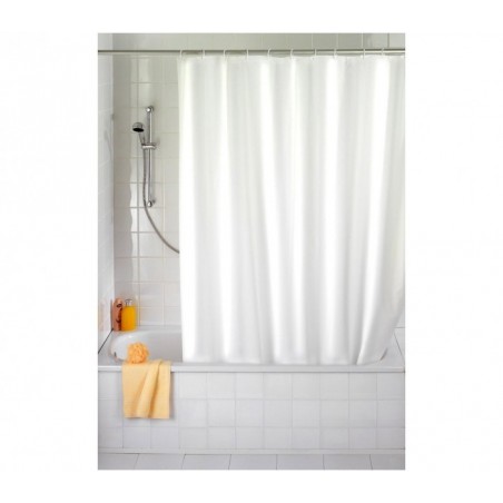 191026 Rideau de douche en polyester RILUX 180 x 200 cm avec 12  anneaux inclus 191026 Rideau de douche en polyester RILUX 180 x 200 cm avec 12  anneaux inclus