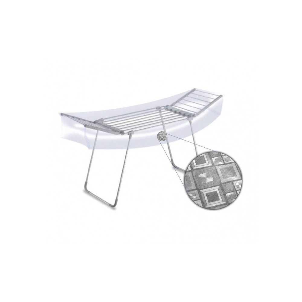  181034 Housse pour étendoir  à linge PVC transparent RILUX 200X60cm