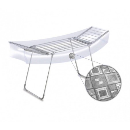  181034 Housse pour étendoir  à linge PVC transparent RILUX 200X60cm