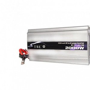 INVERSEUR D'ENERGIE DE 12V 2000W GRIS