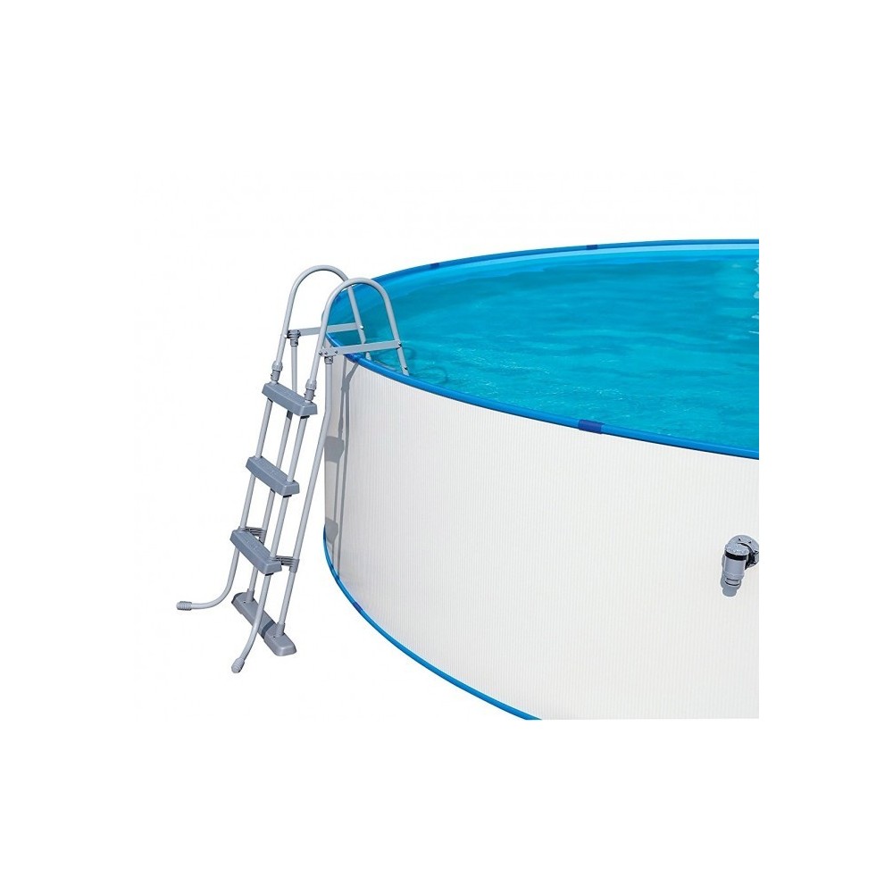 58330 Echelle Bestway pour piscines surélevées avec 3 marches 107 cm