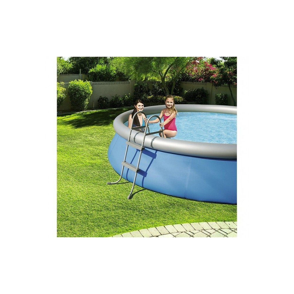 58430 Echelle Bestway pour piscines surélévées avec 2 barreaux 84 cm