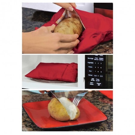 Sac de cuisson express de pommes de terre au micro-ondes