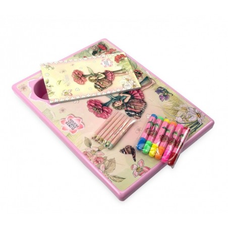 031406 Coussin d'activités et de dessins avec feutres crayons de couleurs  031406 Coussin d'activités et de dessins avec feutres crayons de couleurs