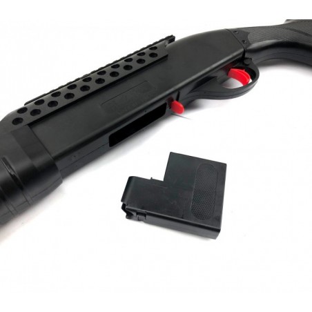  368084 Le fusil à pompe CIGIOKI pour enfants avec lance cartouches  et chargeur