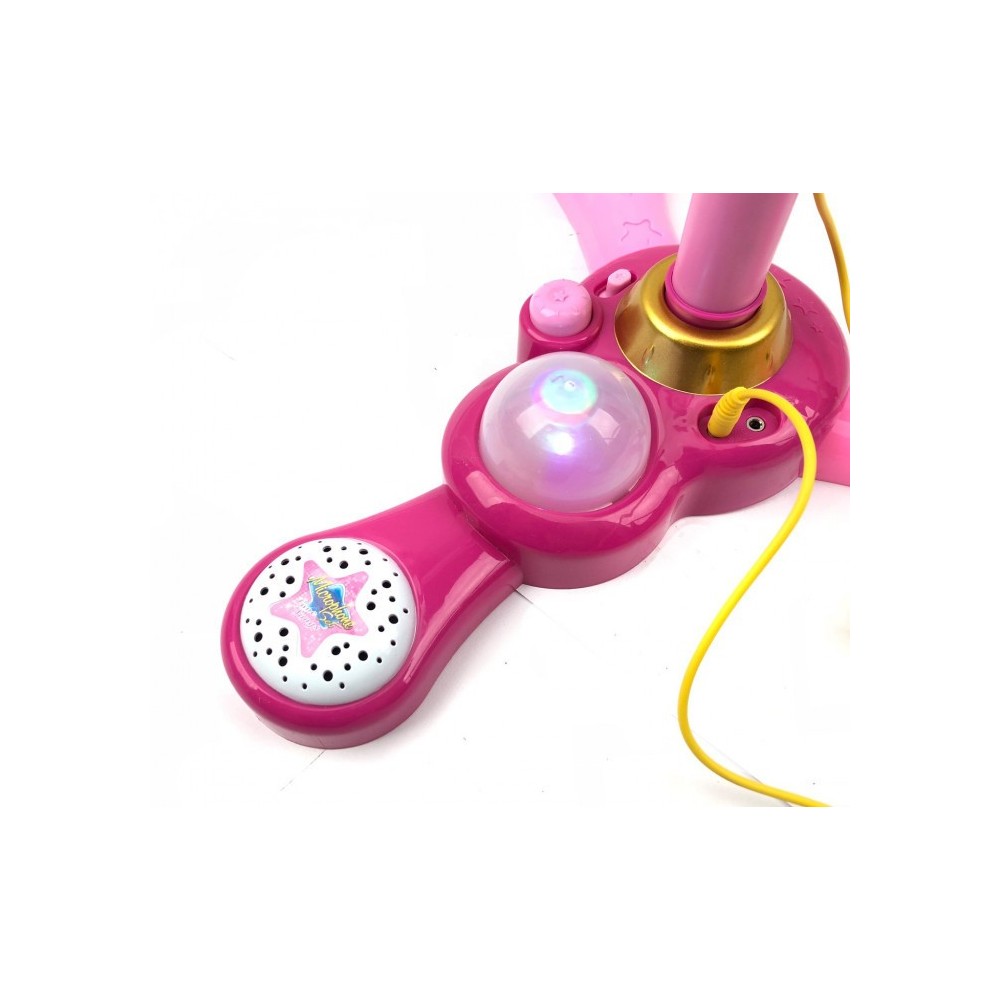  288320 Micro karaoké Rockstar lumière et trépied hauteur réglable jusqu'a 117cm