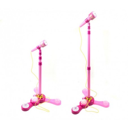  288320 Micro karaoké Rockstar lumière et trépied hauteur réglable jusqu'a 117cm