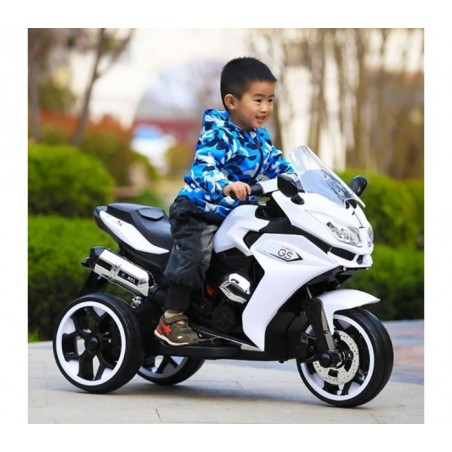 Moto électrique pour enfants 12V avec entrée MP3 et lumières LED