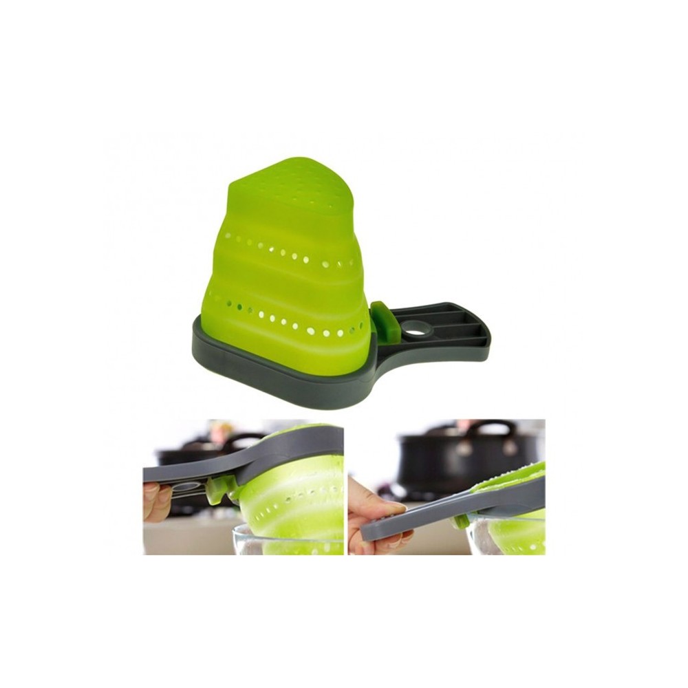  703419 Passoire pour pâte de silicone souple et douce, pratique et pliable