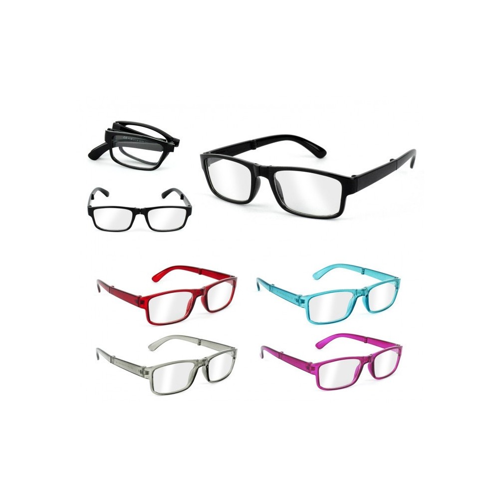 41278 Lunette de lecture pliante mod. Bring Easy plusieurs coloris et correctio