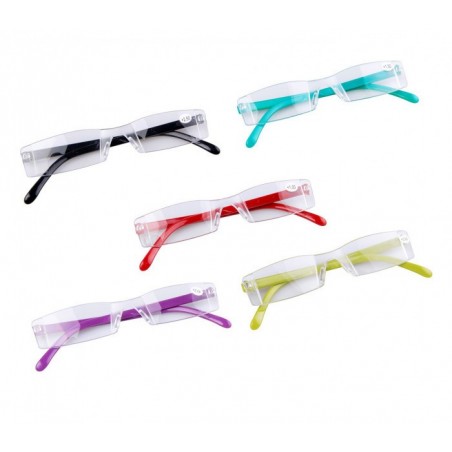 41308 Lunette de lecture pliante mod. BE COLOR plusieurs coloris et correction