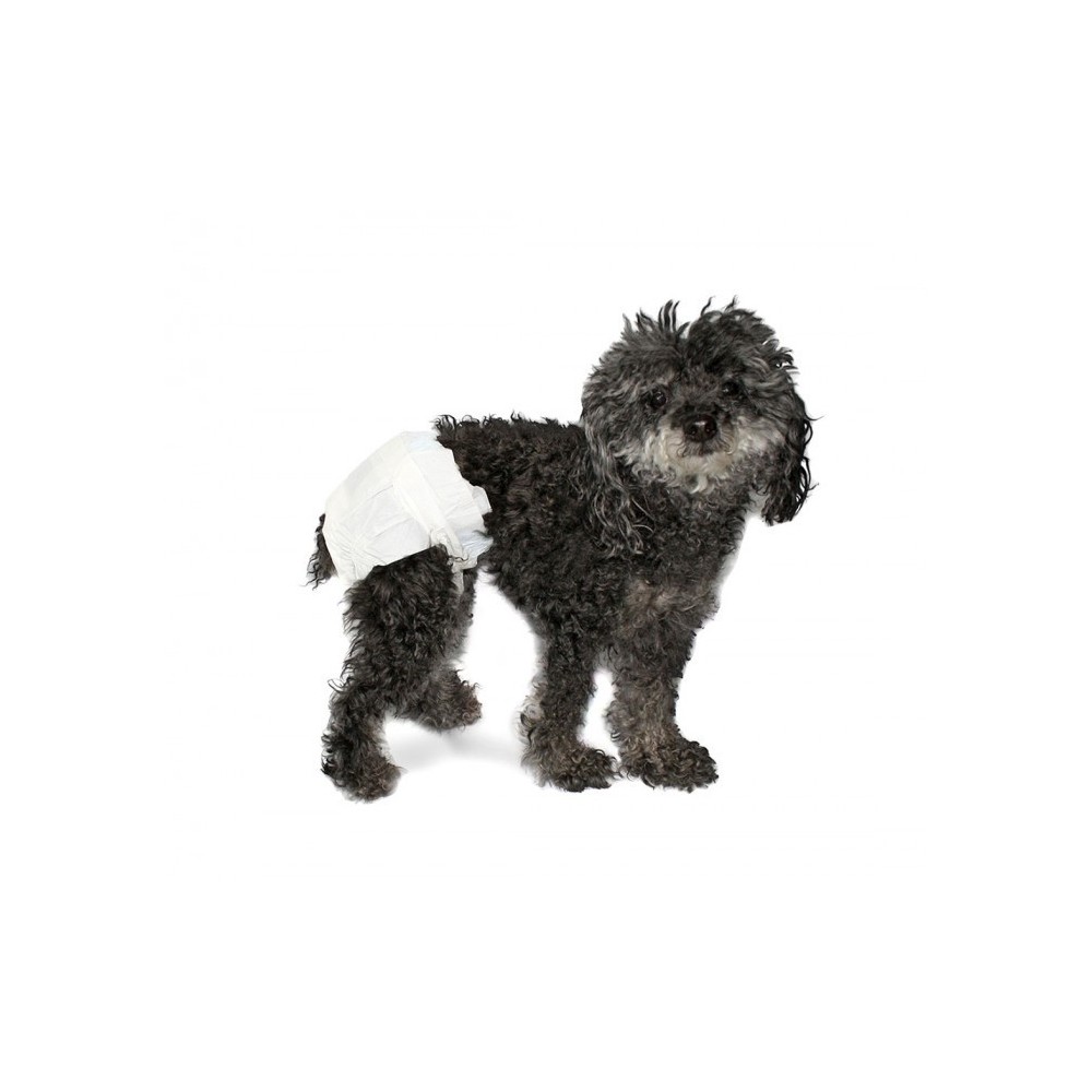  Pack 12 couches absorbantes pour chiens capture les odeurs ,fente pour la queue