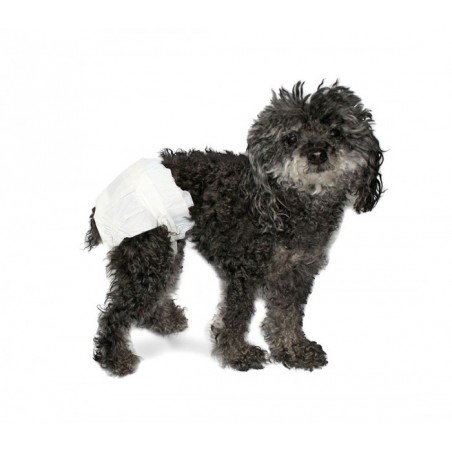  Pack 12 couches absorbantes pour chiens capture les odeurs ,fente pour la queue