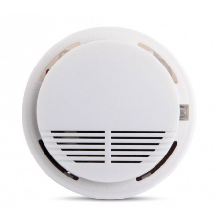 17330 Détecteur de fumée SMOKE ALARM rond automatique avec vis de fixation