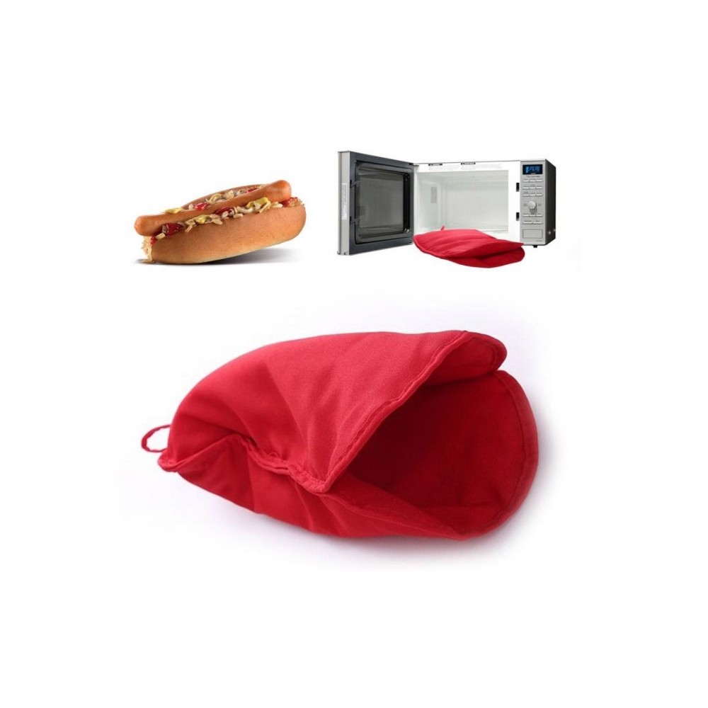  178019 Sac de cuisson de 1 ou 2 HOTDOGS au micro-ondes, prêt en une minute