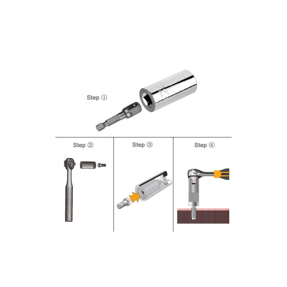 178873 Clé universelle GATOR GRIP POWER de 7 à 19 mm pour chaque boulon