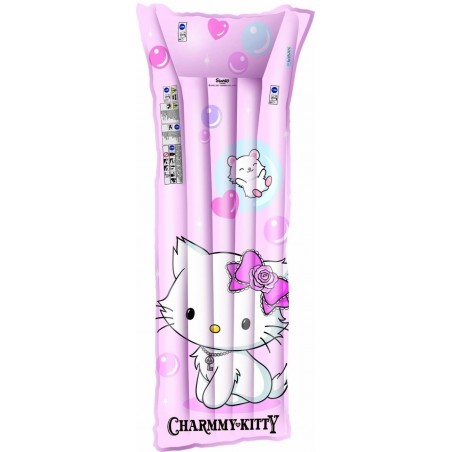 Matelas gonflable enfant rose- 183x75 cm Kitty Charmmy Linea Mondo