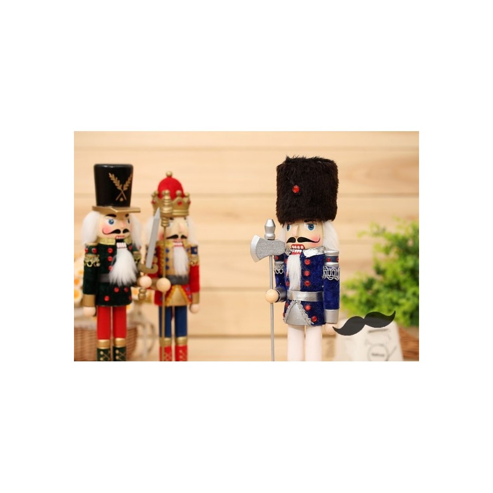 831027  Soldat décoratif  Sceptre 30 cm en bois peint à la main