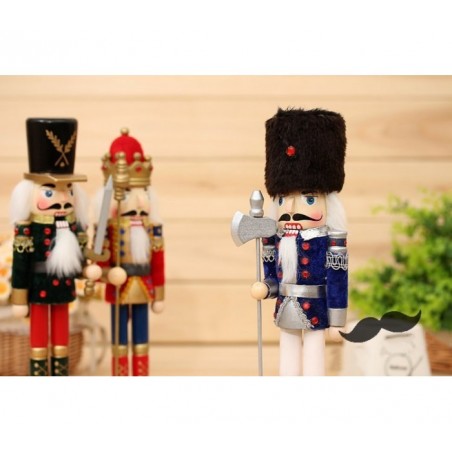 831027  Soldat décoratif  Sceptre 30 cm en bois peint à la main