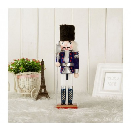 831027  Soldat décoratif  Sceptre 30 cm en bois peint à la main