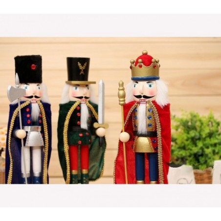 831027  Soldat décoratif  ASCIA 30 cm en bois peint à la main