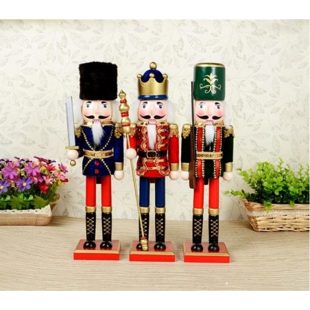 831041 Soldat décoratif  38 cm en bois peint à la main Rois differents modèles 831041 Soldat décoratif  38 cm en bois peint à la main Rois differents modèles