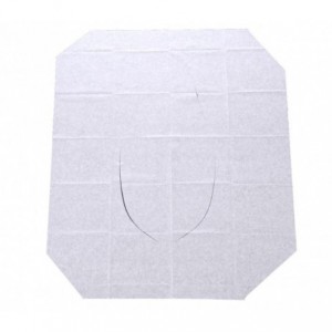 055991 Lot de 10 couvre-sièges WC en papier jetables dans les toilettes DOLLY 2