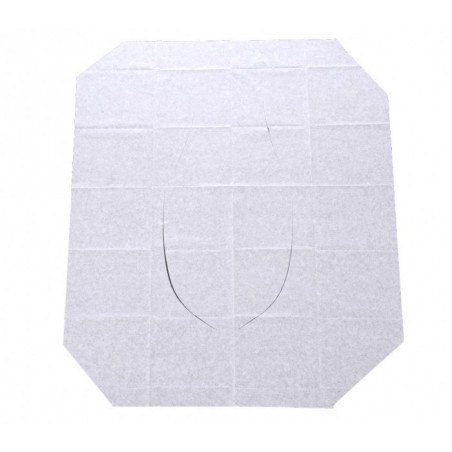 055991 Lot de 10 couvre-sièges WC en papier jetables dans les toilettes DOLLY