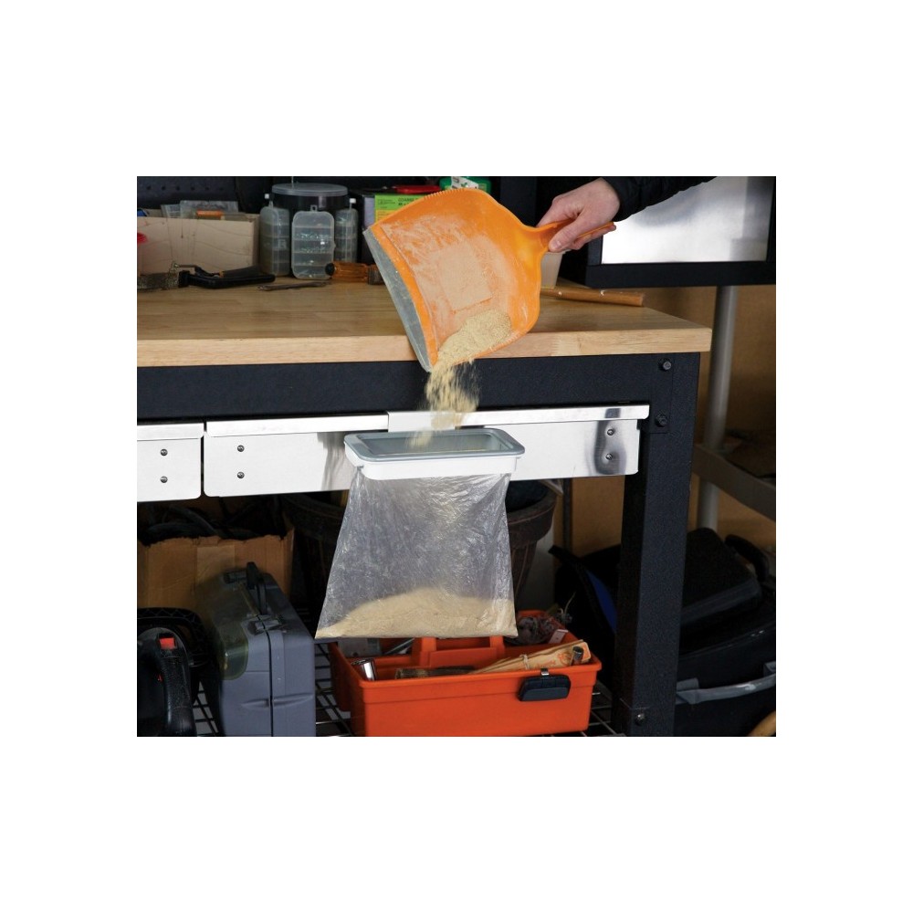 870578 Support pour sacs poubelles suspendu a ATTACK TRASH  pour portes Placrads