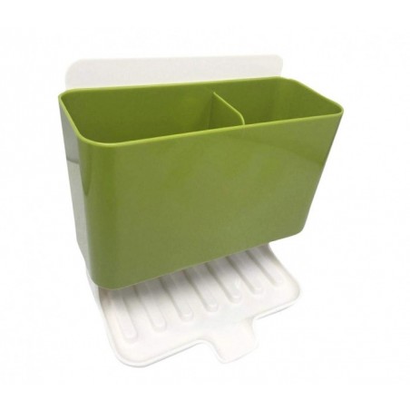 871049 Organisateur pour évier, éponge, produit vaisselle avec egouttoir  871049 Organisateur pour évier, éponge, produit vaisselle avec egouttoir