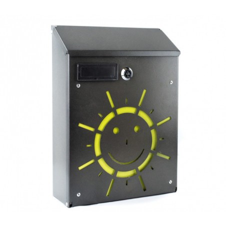 Boîte aux lettres ARTIGIAN FERRO Art 730e de fleurs avec serrure21X8X30 cm Boîte aux lettres ARTIGIAN FERRO Art 730e de fleurs avec serrure21X8X30 cm