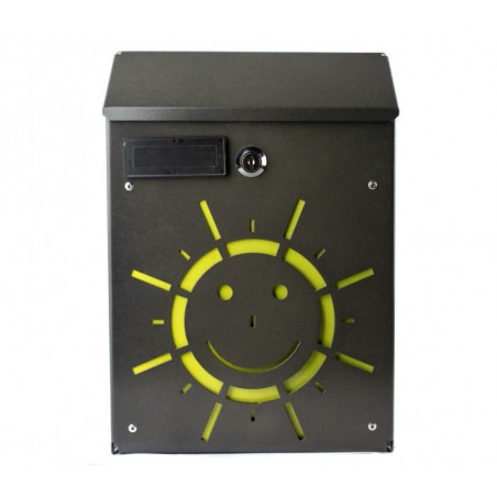 Boîte aux lettres ARTIGIAN FERRO Art 730e de fleurs avec serrure21X8X30 cm Boîte aux lettres ARTIGIAN FERRO Art 730e de fleurs avec serrure21X8X30 cm