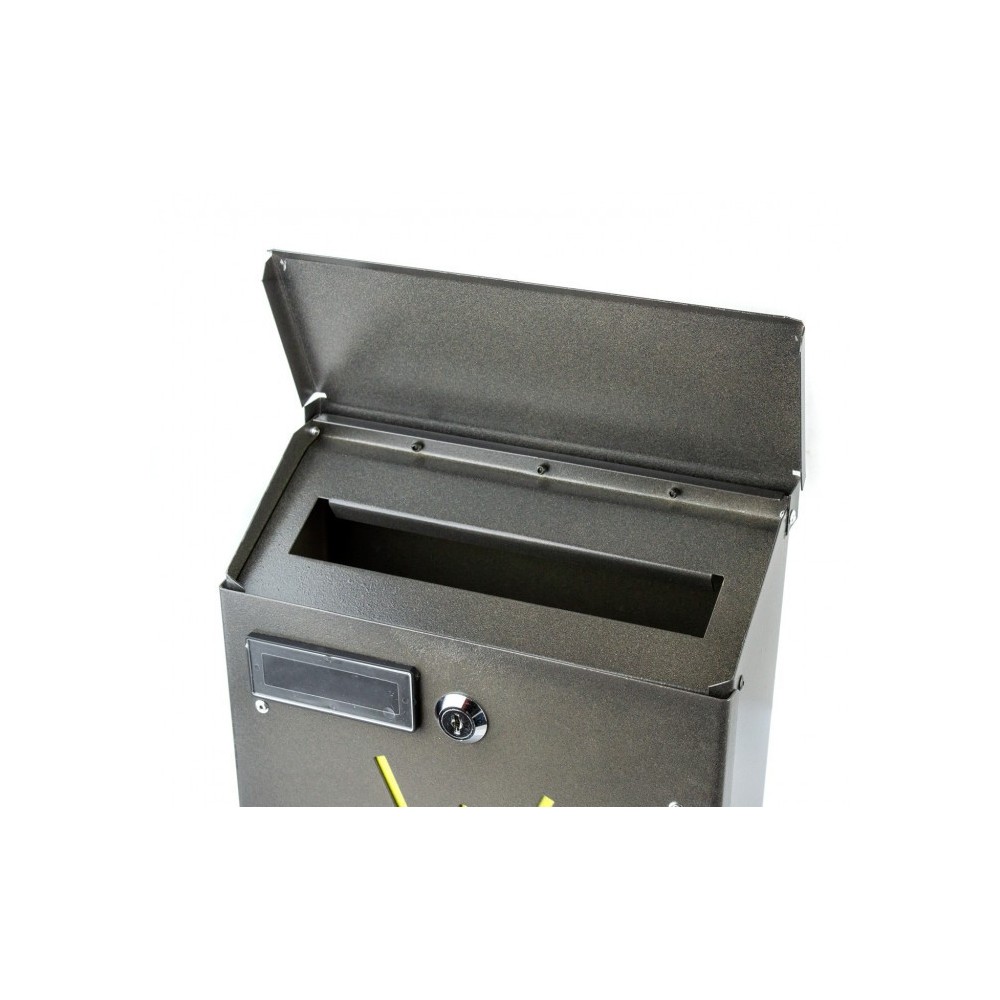 Boîte aux lettres ARTIGIAN FERRO Art 730e de fleurs avec serrure21X8X30 cm