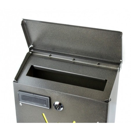 Boîte aux lettres ARTIGIAN FERRO Art 730e de fleurs avec serrure21X8X30 cm Boîte aux lettres ARTIGIAN FERRO Art 730e de fleurs avec serrure21X8X30 cm