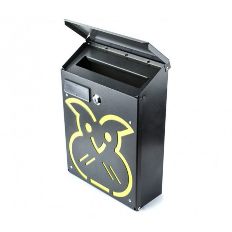 Boîte aux lettres ARTIGIAN FERRO Art 730d Hibou avec serrure 21X8X30 cm