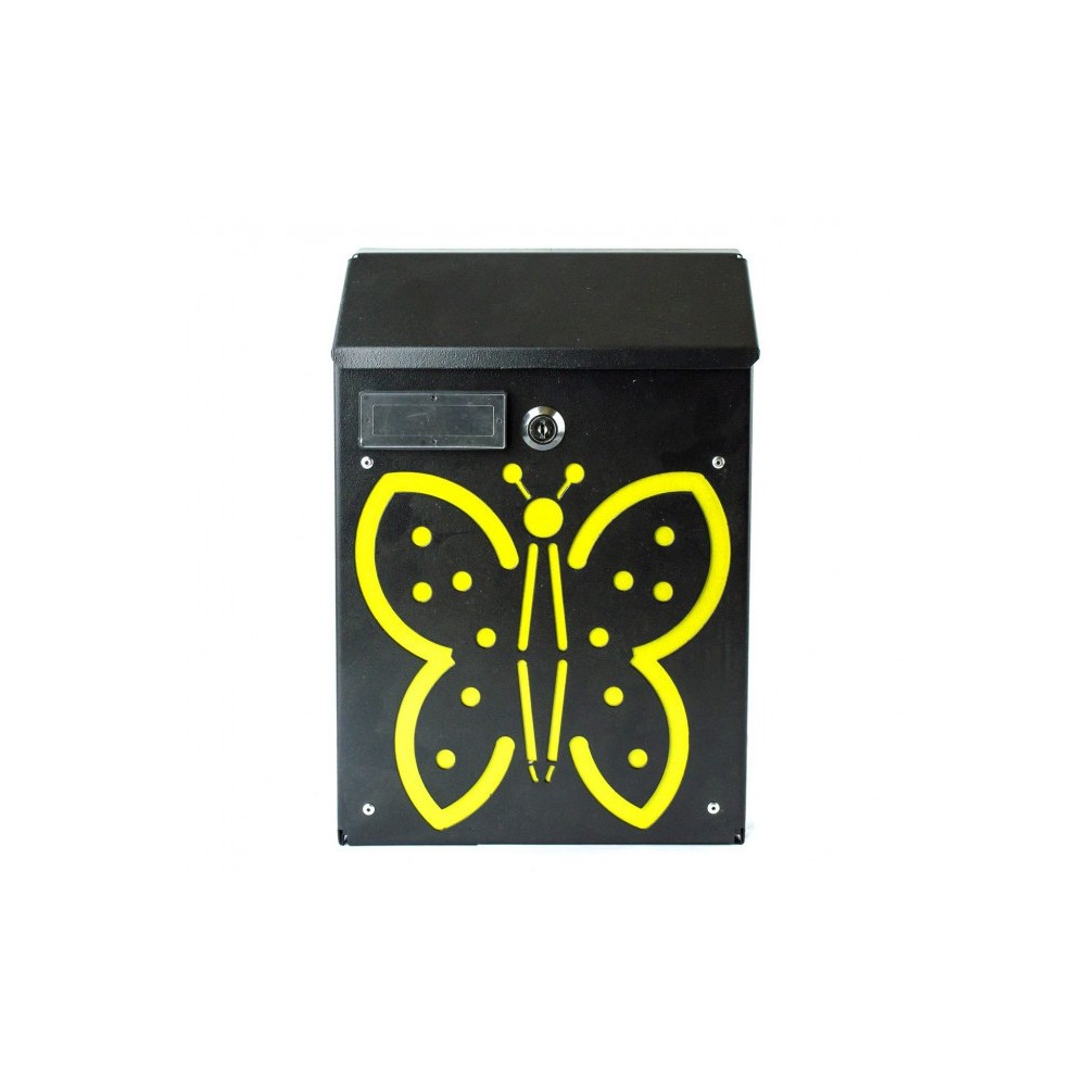 Boîte aux lettres ARTIGIAN FERRO Art 730c Papillon avec serrure 21X8X30 cm