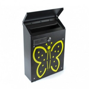 Boîte aux lettres ARTIGIAN FERRO Art 730c Papillon avec serrure 21X8X30 cm 2