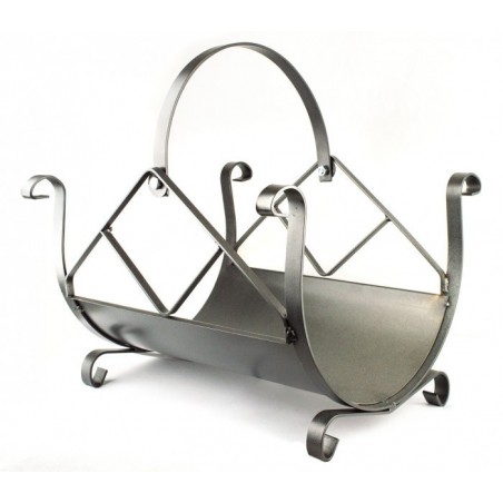  Support bois de chauffag PRAGA ArtigianFerro art604 poignée ajustable  40x33x49