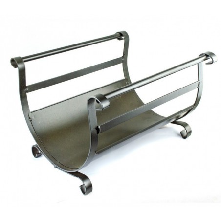  Support bois de chauffag PRAGA ArtigianFerro art604 poignée ajustable  40x33x49