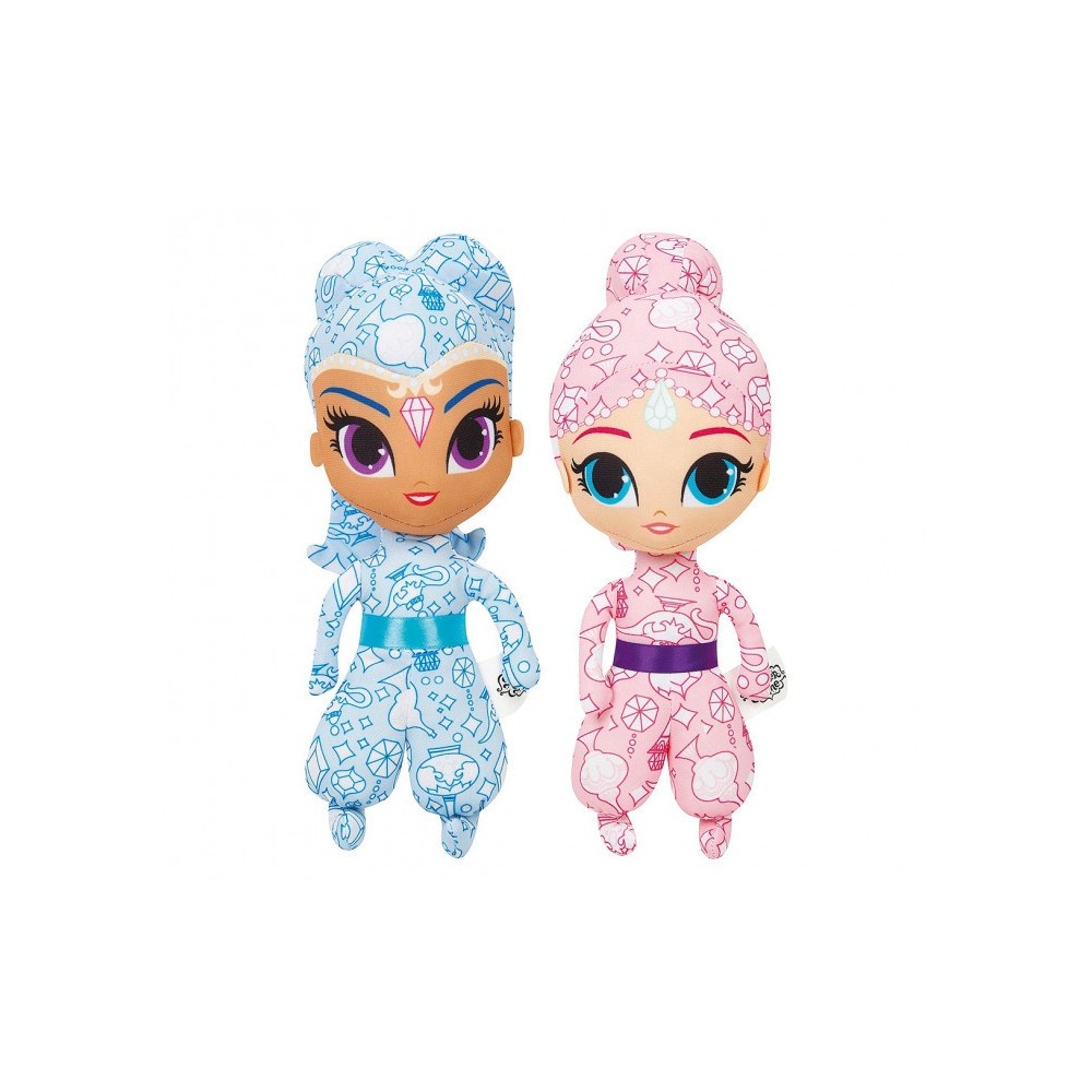 373804 Poupées Shimmer & Shine Deluxe à colorier avec feutres inclus
