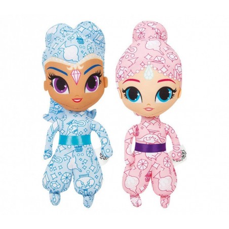 373804 Poupées Shimmer & Shine Deluxe à colorier avec feutres inclus