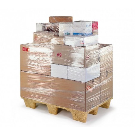 Film plastique étirable manuel transparent 23 mm film 2.4 kg 500 mm