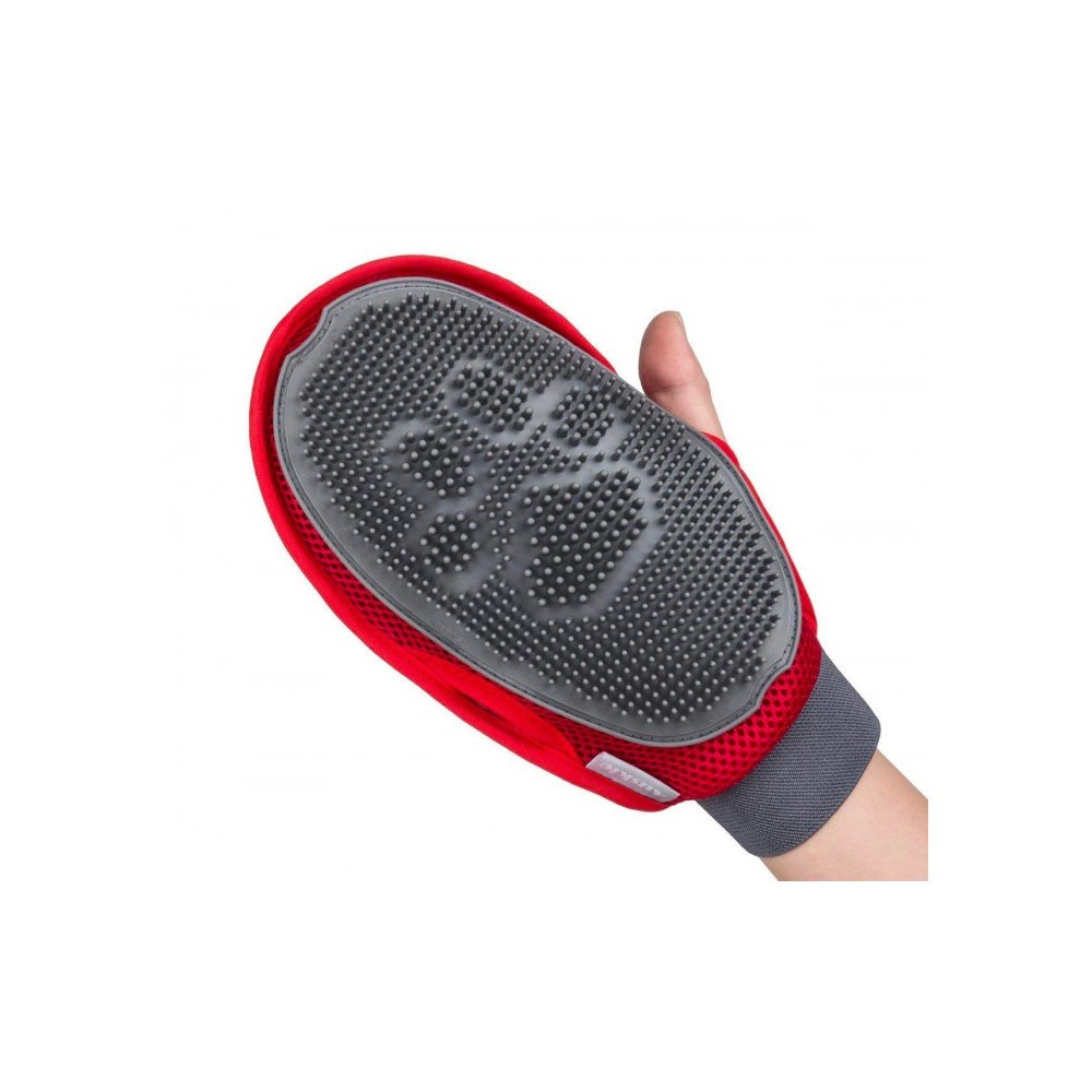 001705 Gant brosse NOBILITY pour enlever les poils morts des animaux