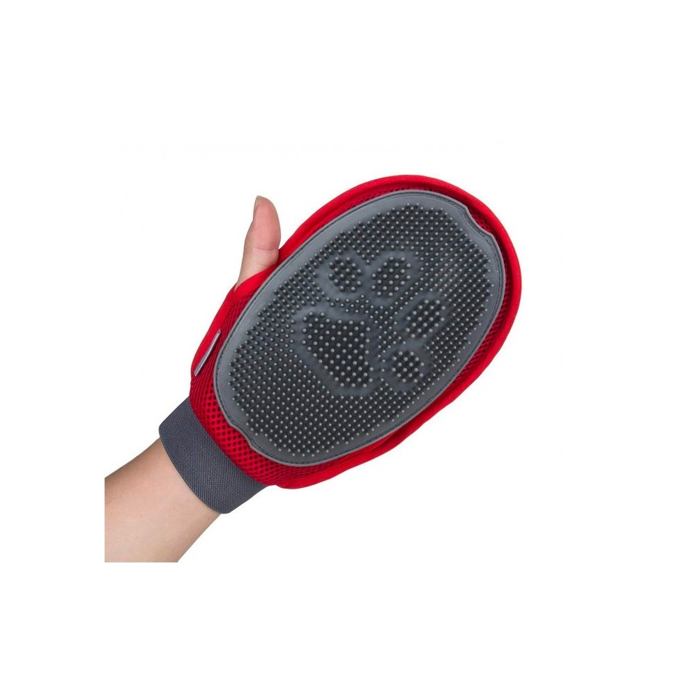 001705 Gant brosse NOBILITY pour enlever les poils morts des animaux