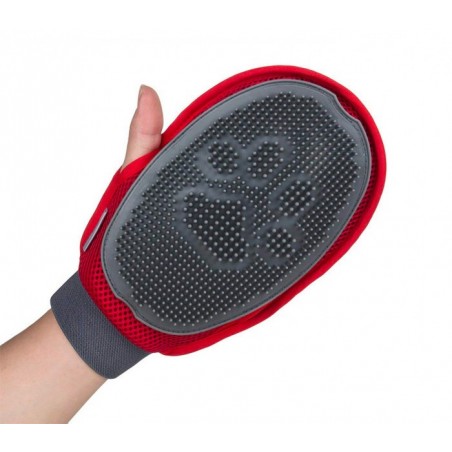 001705 Gant brosse NOBILITY pour enlever les poils morts des animaux